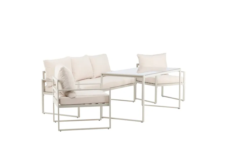 Catania Soffgrupp Utomhus 5-sits - Beige - Products - Utemöbler & utemiljö - Loungemöbler - Loungeset & loungegrupp