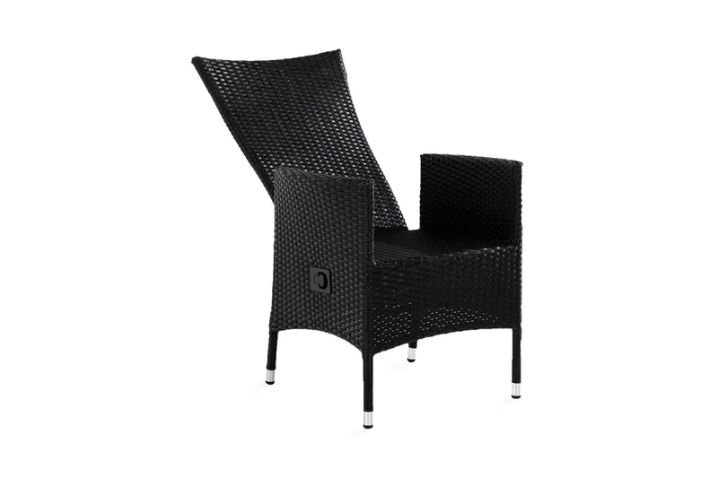 Jenny Matstol utomhus Ställbar - Justerbar Utefåtölj i Konstrotting - Svart - Products - Utemöbler & utemiljö - Loungemöbler - Loungestol utomhus