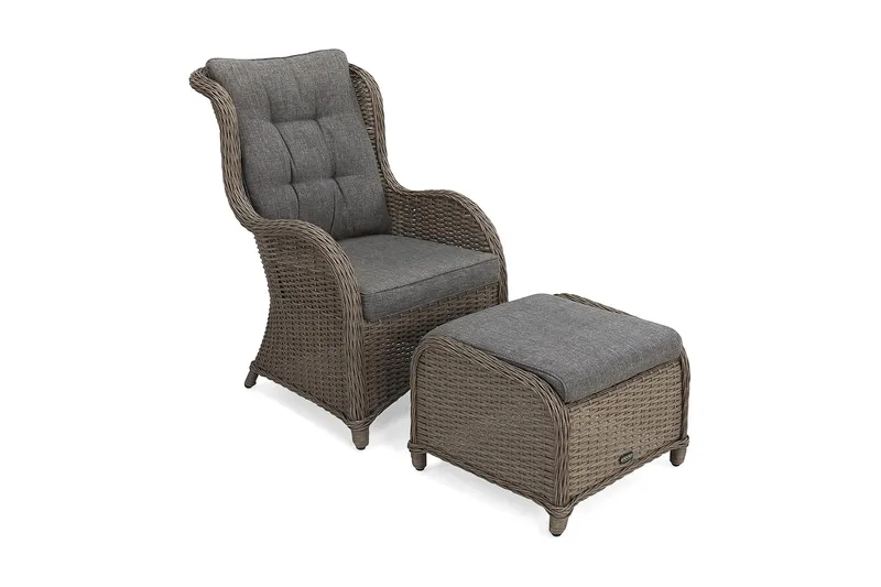 Marcus Öronlappsfåtölj Utomhus - Grå - Products - Utemöbler & utemiljö - Loungemöbler - Loungestol utomhus