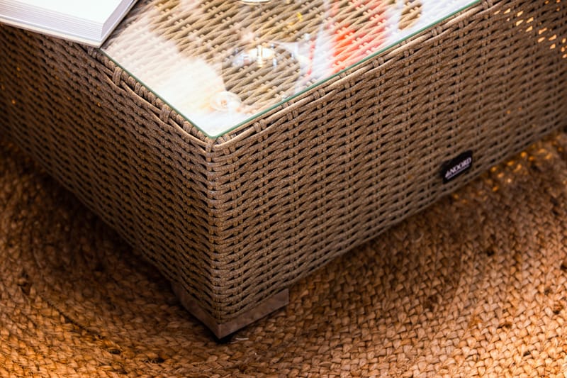 Marcus Loungegrupp - Brun / Svarta dynor - Products - Utemöbler & utemiljö - Loungemöbler - Loungeset & loungegrupp