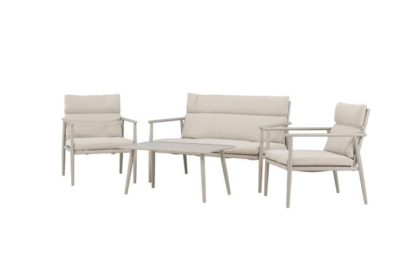 Mazzaro Soffgrupp Utomhus 4-sits - Antracit - Products - Utemöbler & utemiljö - Loungemöbler - Loungeset & loungegrupp