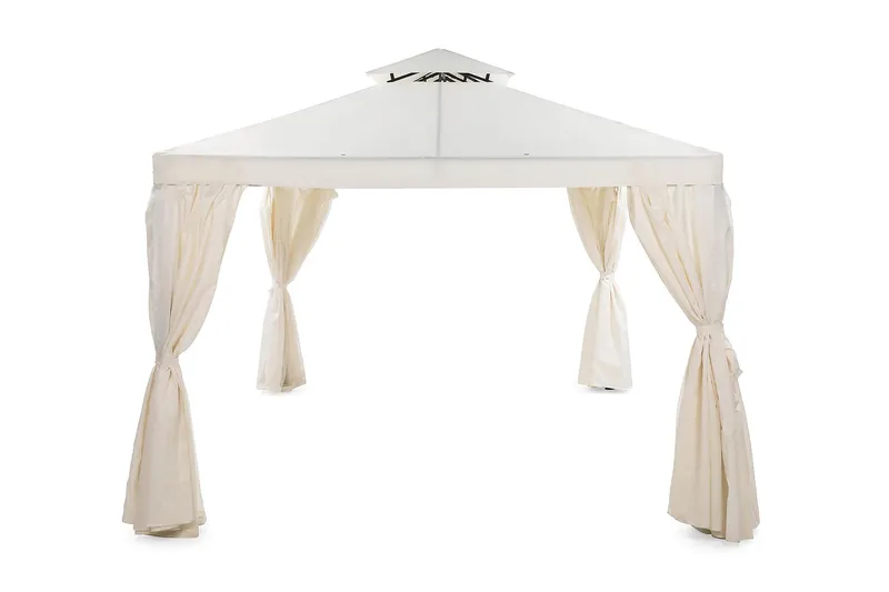 Komplett paviljong Comfort Garden Bermuda Paviljong 3x4 m – Offwhite Offwhite - Products - Utemöbler & utemiljö - Solskydd - Paviljong - Komplett paviljong