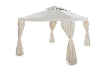 Komplett paviljong Comfort Garden Bermuda Paviljong 3x3 m – Offwhite Offwhite - Products - Utemöbler & utemiljö - Solskydd - Paviljong - Komplett paviljong