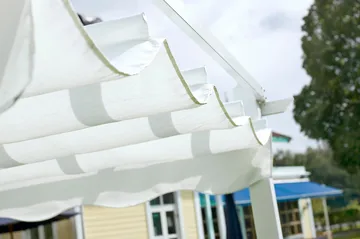 Pergolatak Hillerstorp Skanör 300 x 400 cm - Vit - Products - Utemöbler & utemiljö - Solskydd - Pergola