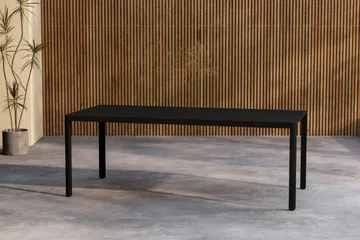 Giardini Matbord Utomhus 90x200 cm - Svart - Products - Utemöbler & utemiljö - Utebord & trädgårdsbord - Matbord utomhus