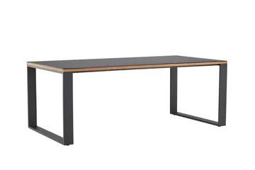 Aspvik Matbord 100x200 cm Svart - Svart - Products - Utemöbler & utemiljö - Utebord & trädgårdsbord - Matbord utomhus