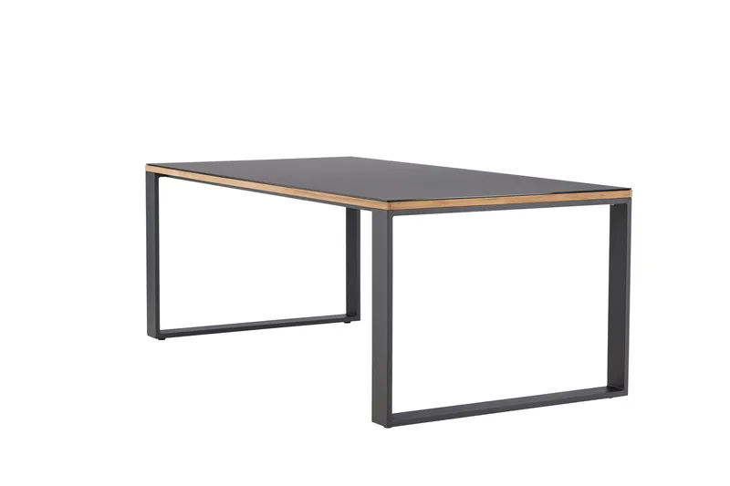Aspvik Matbord 100x200 cm Svart - Svart - Products - Utemöbler & utemiljö - Utebord & trädgårdsbord - Matbord utomhus