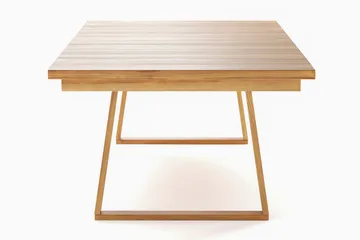 Menorca Stort Rektangulärt Matbord i trä Utomhus 100x180 cm - Teak / Natur - Products - Utemöbler & utemiljö - Utebord & trädgårdsbord - Matbord utomhus