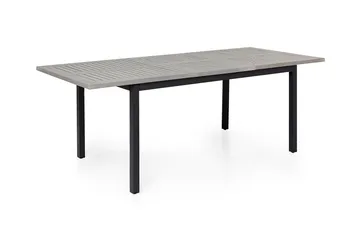 Monaco Förlängningsbart Matbord 152-210x90 cm - Svart / Grå - Products - Utemöbler & utemiljö - Utebord & trädgårdsbord - Matbord utomhus