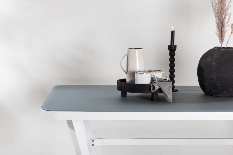 Virya Matbord Utomhus 160 cm - Vit/Grå - Products - Utemöbler & utemiljö - Utebord & trädgårdsbord - Matbord utomhus