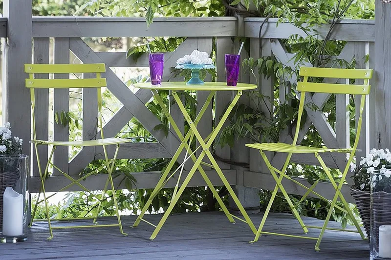 Fiori Balkongset 52 cm - Grön - Products - Utemöbler & utemiljö - Utegrupp - Matgrupp utomhus