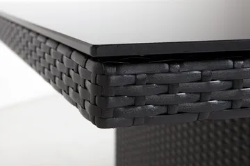 Majestic Matgrupp 210 + 6 Thor Fåtölj - Svart/Svart - Products - Utemöbler & utemiljö - Utegrupp - Matgrupp utomhus