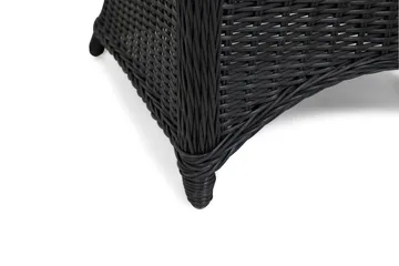 Marcus Caféset med 2 Light Fåtöljer m Dyna - Svart - Products - Utemöbler & utemiljö - Utegrupp - Cafegrupp & cafeset