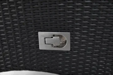 Thor Matgrupp Utomhus 140 + 4 Jenny Ställbar Fåtölj - Svart/Svart - Products - Utemöbler & utemiljö - Utegrupp - Matgrupp utomhus