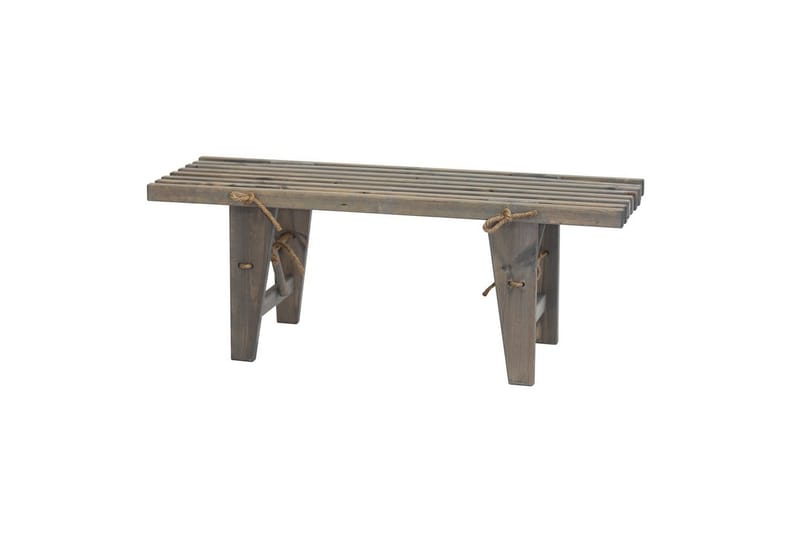 Bänk Utomhus EcoFurn Ecobench 120 cm Furu Grå Oljad, Furu Grå Oljad