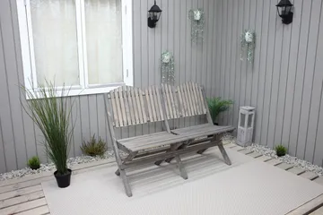 Delpino Utesoffa - Grå - Products - Utemöbler & utemiljö - Utesoffa - Trädgårdssoffa