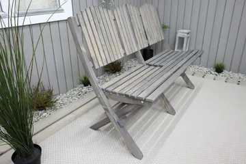 Delpino Utesoffa - Grå - Products - Utemöbler & utemiljö - Utesoffa - Trädgårdssoffa