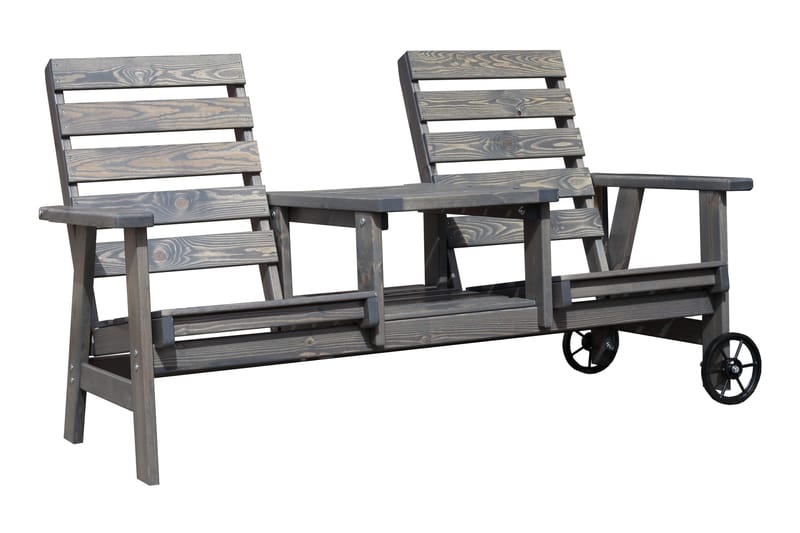 KIngdom Utebänk 177 cm, Grå