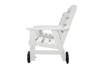 KIngdom Utebänk 177 cm - Vit - Products - Utemöbler & utemiljö - Utesoffa - Trädgårdsbänk & utebänk