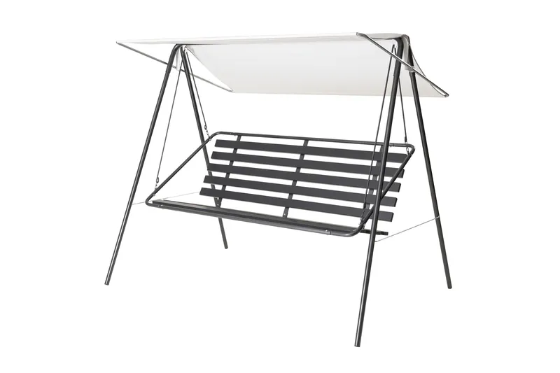 Takrör och tak till Retro hammock, Vit