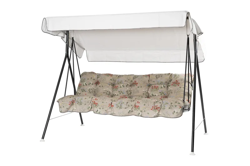 Teneriffa Komplett Hammock 190 cm, Grå/Blommig