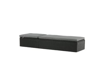 Quad Solsäng - Svart - Products - Utemöbler & utemiljö - Utestol & trädgårdsstol - Solsäng & solvagn