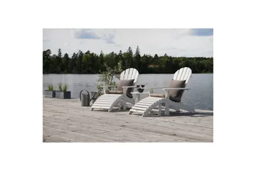 Däckstol Hillerstorp Tennessee Vit - Vit - Products - Utemöbler & utemiljö - Utestol & trädgårdsstol - Solstol - Däckstol